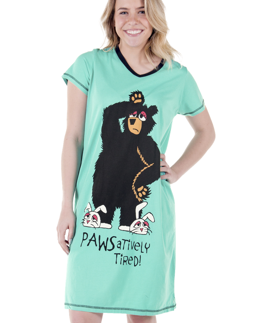 Women's Nightshirt - PAWSatively Tired